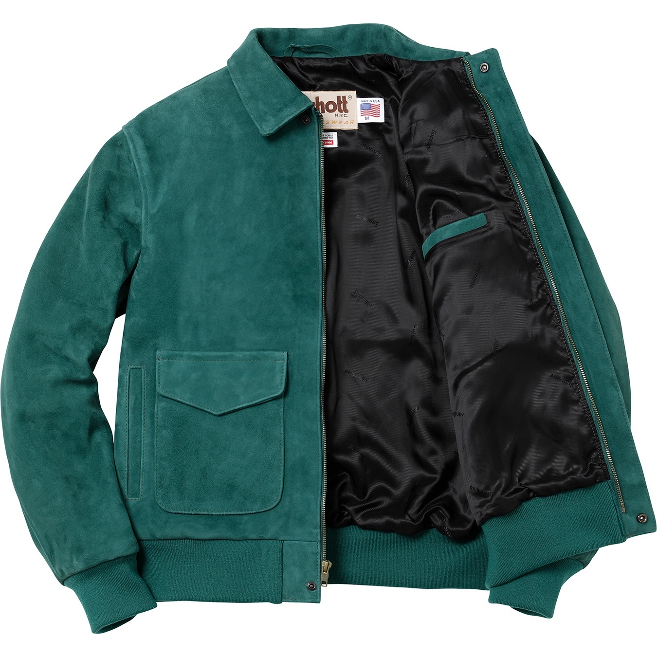 Supreme®/Schott® Suede A-2 view 5